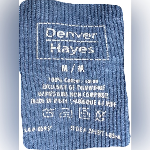 Blue Long Sleeve Polo with Zipper - Picture 5 of 8